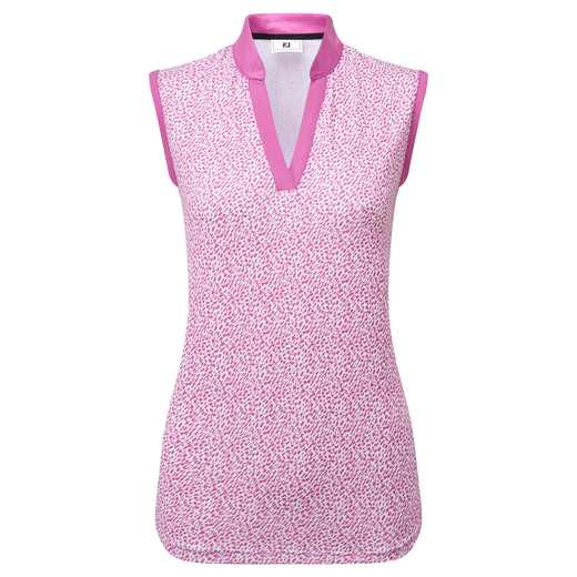 Animal Print Sleeveless Lisle