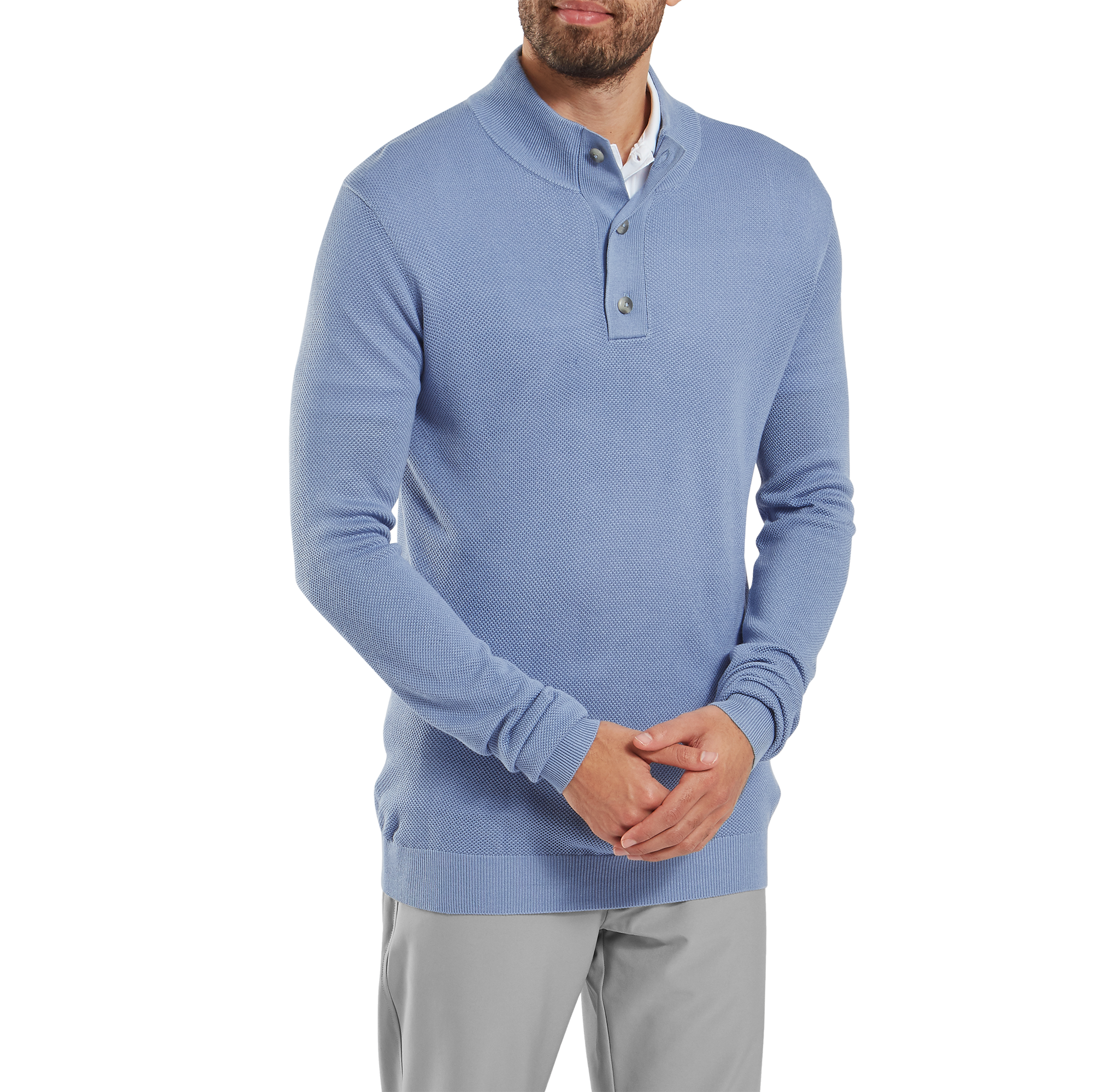 Drirelease Button Placket Sweater