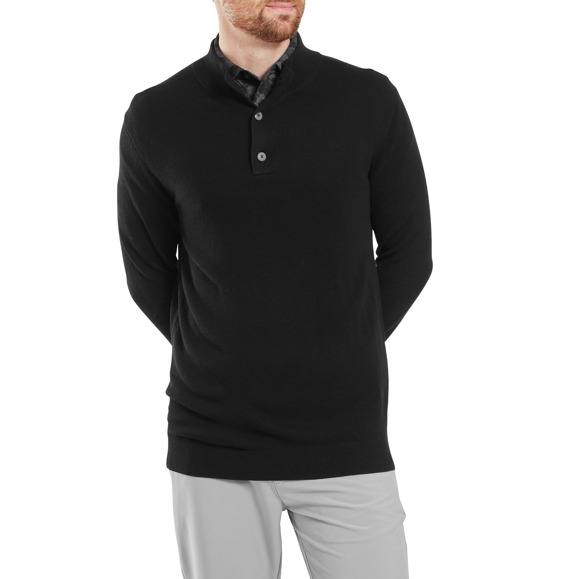 Drirelease Button Placket Sweater