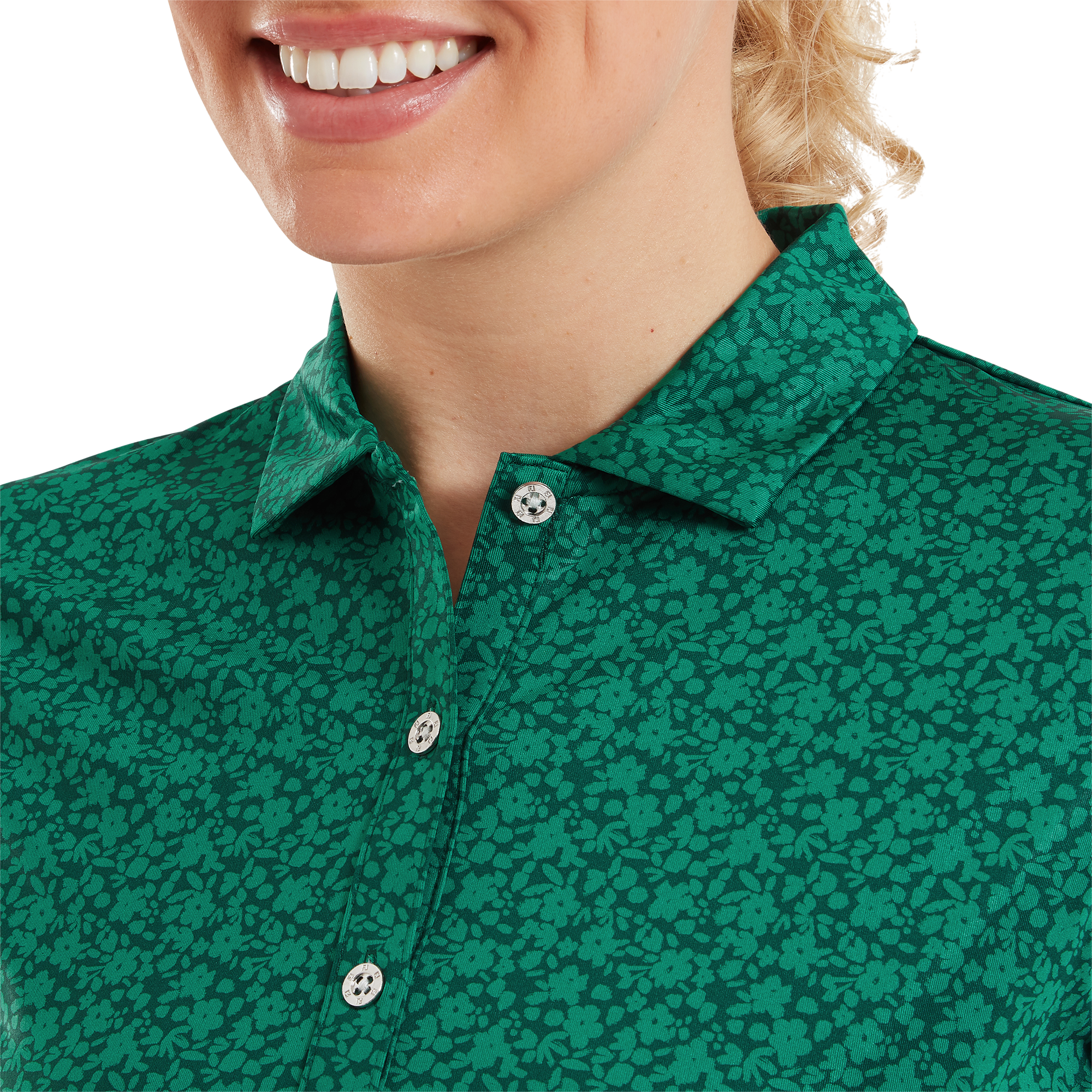 Painted Floral Cap Sleeve Lisle