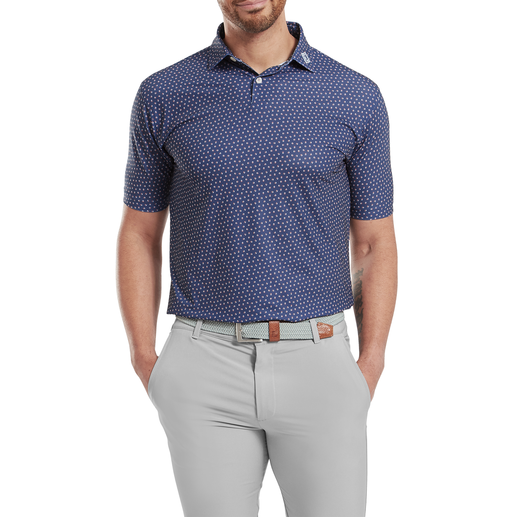Bounce Print Pique