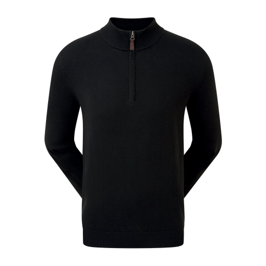 Wool Blend Half-Zip Pullover