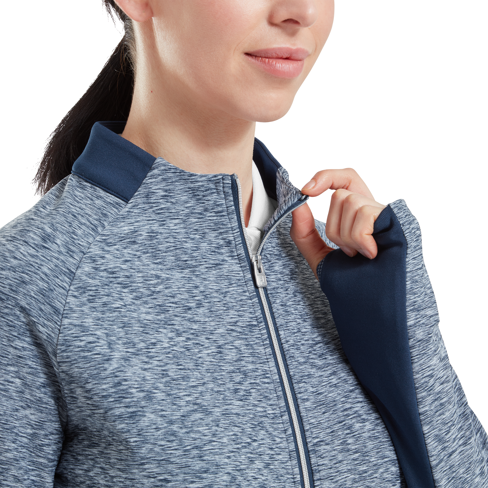 Women's Full-Zip Space Dye Thermal Midlayer