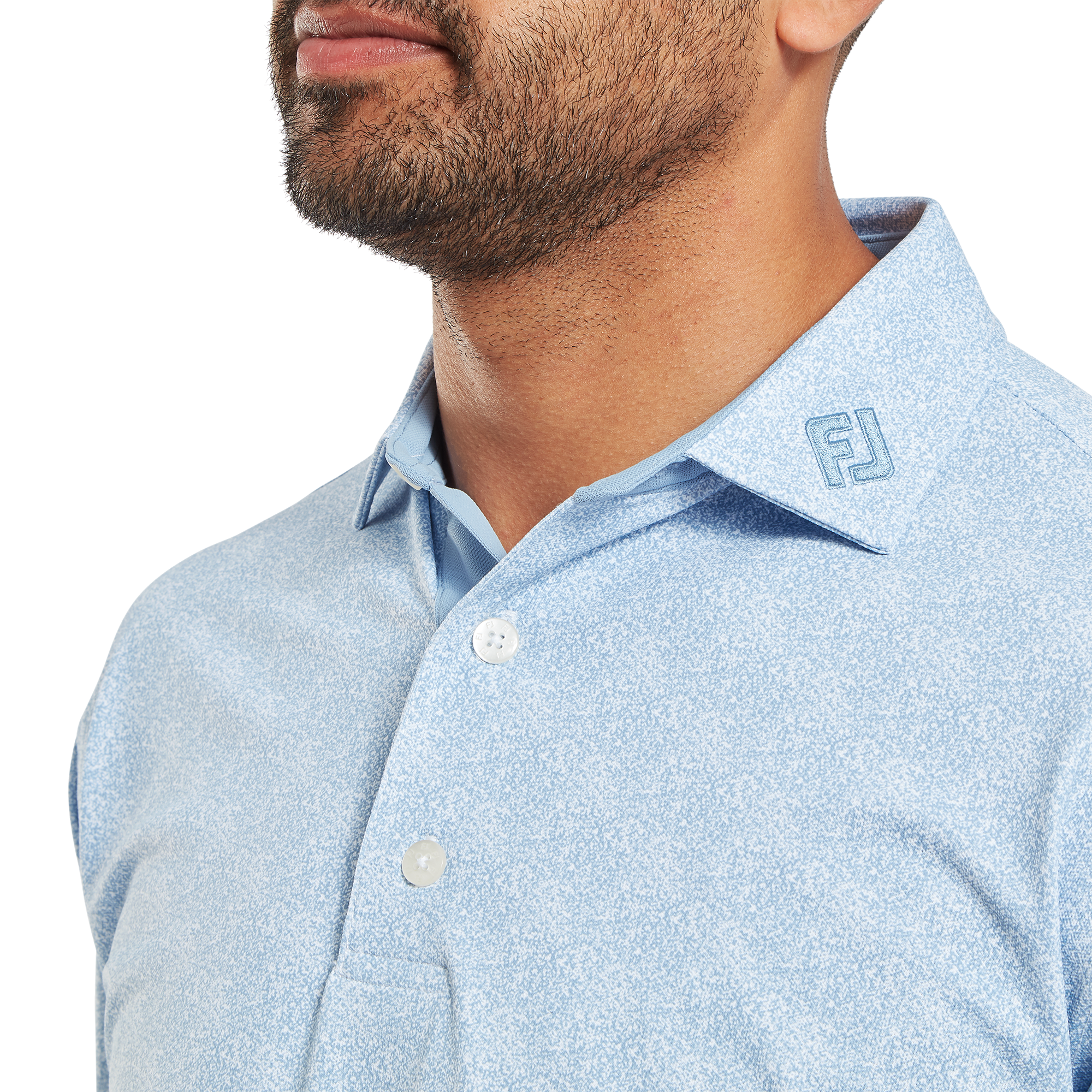 Speckle Print Pique