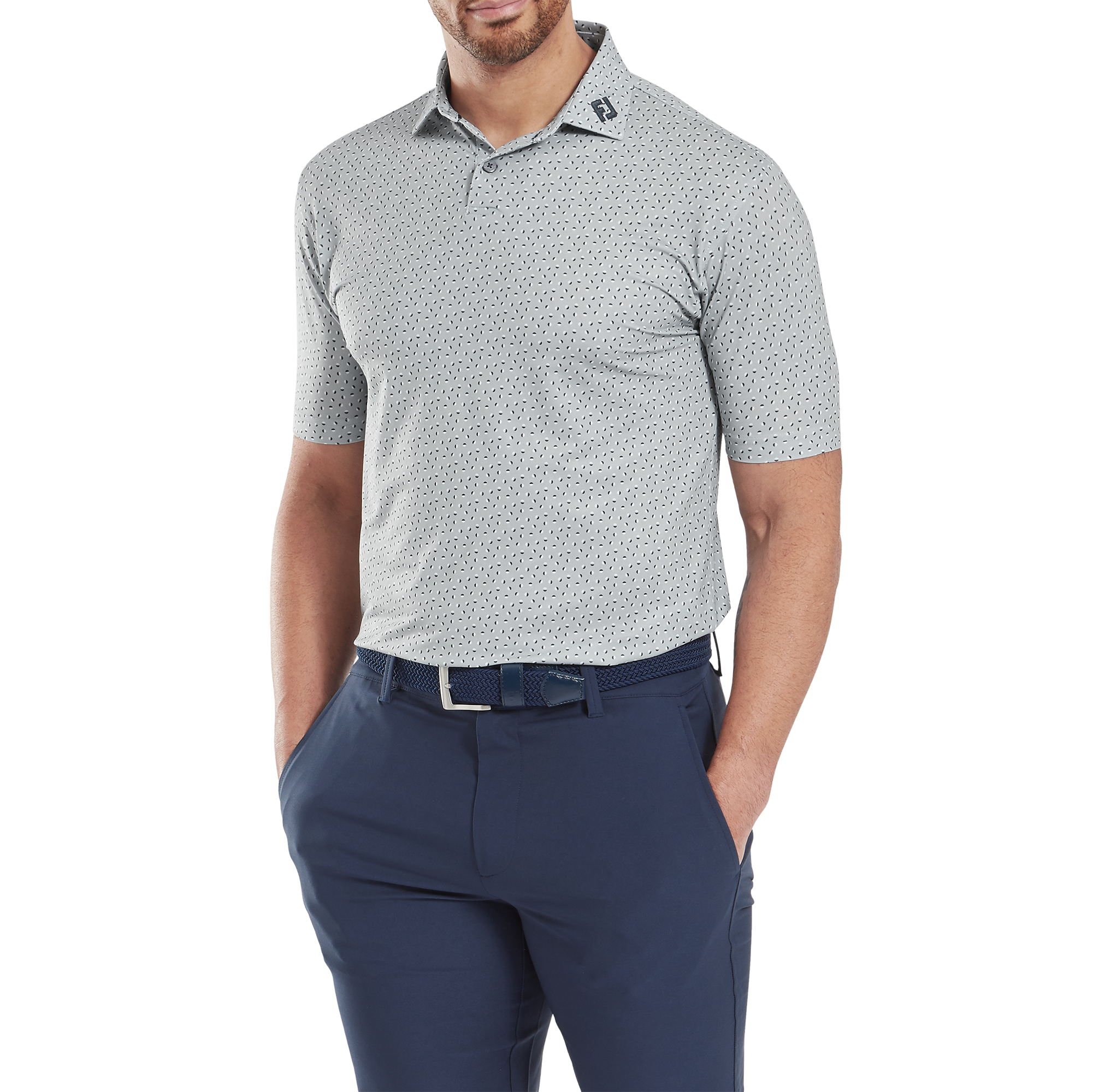 Bounce Print Pique