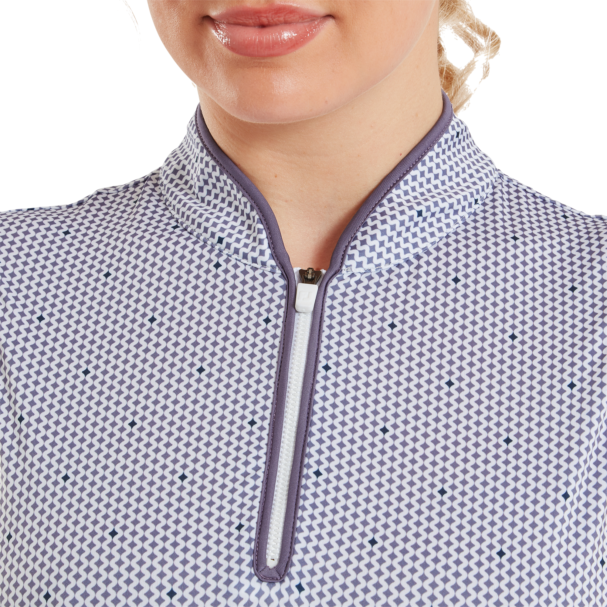 Zip Front Tank Printed