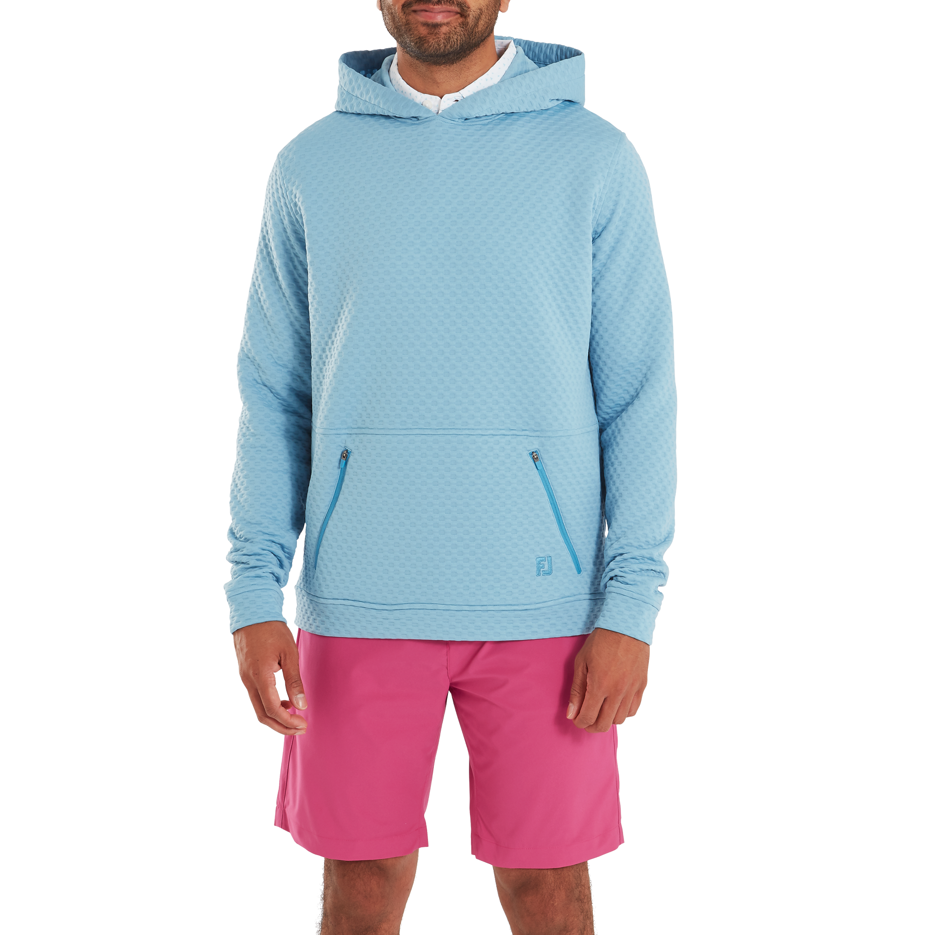 Textured Knit Hoodie