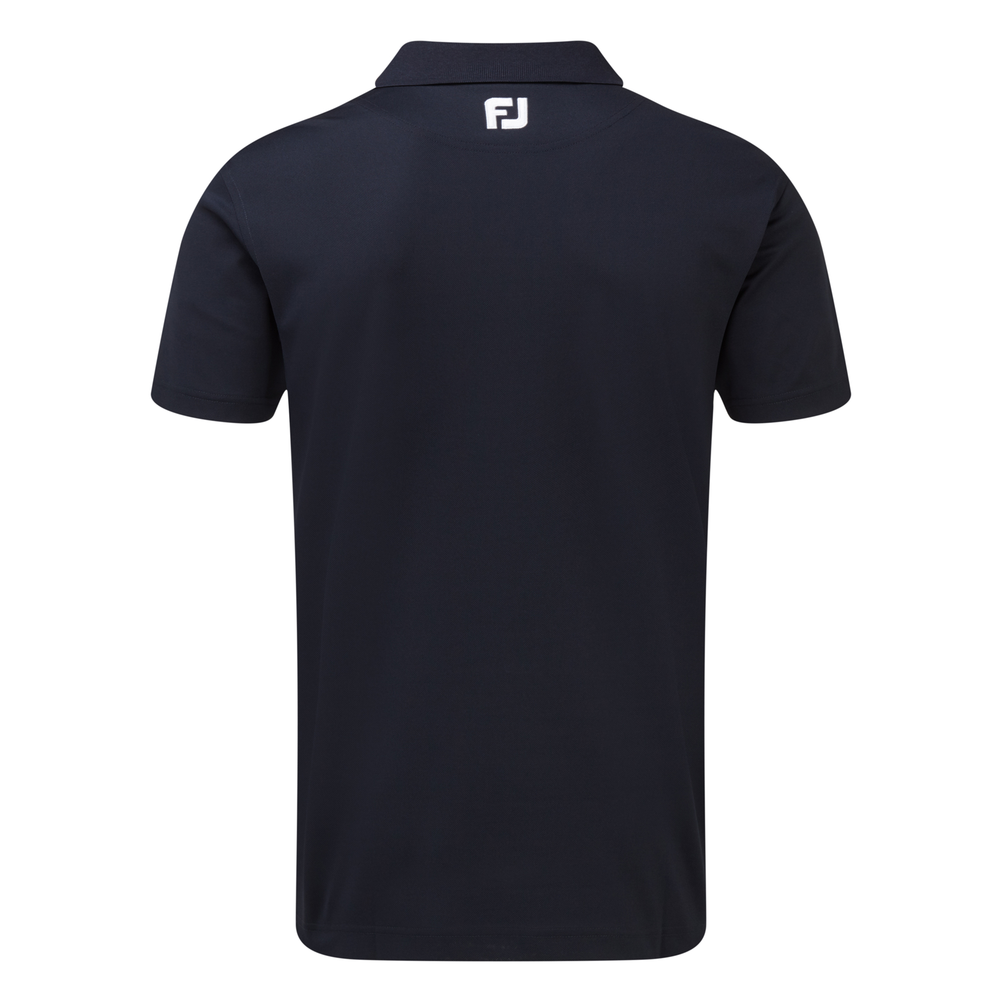 Stretch Pique Solid Rib Knit Collar